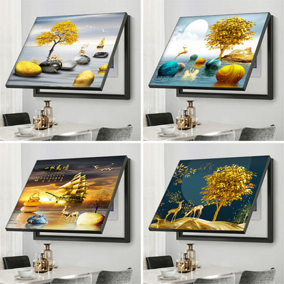 🖼️ غطاء عدّاد الكهرباء الديكوري – لمسة فنية وأناقة عصرية لمنزلك ✨